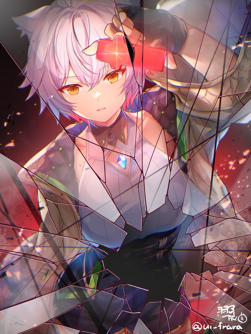 na'el (xenoblade chronicles and 2 more) drawn by ui_frara