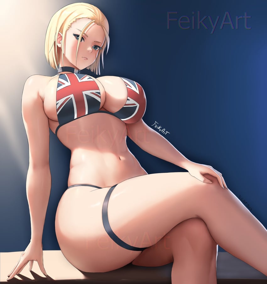 cammy white (street fighter and 1 more) drawn by feikyart