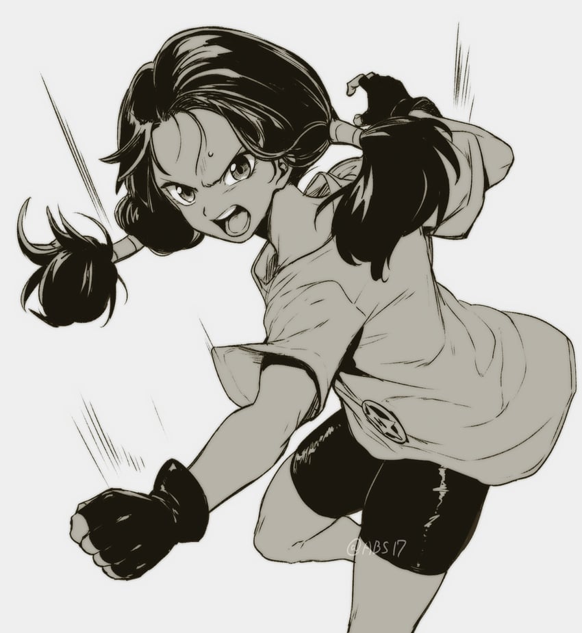 videl (dragon ball and 1 more) drawn by aoba_(smartbeat)