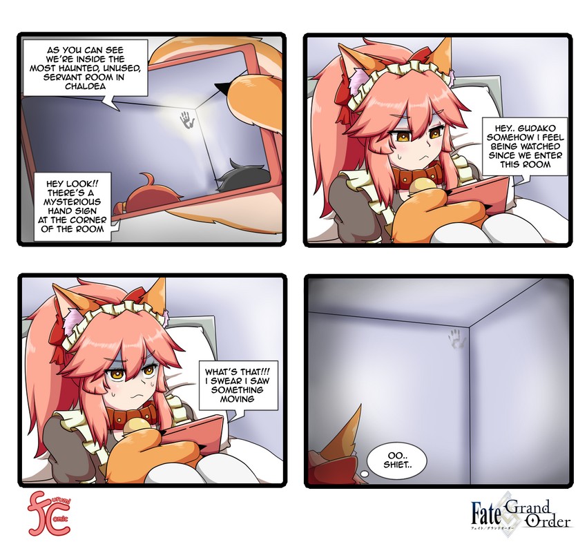 fujimaru ritsuka, tamamo, and tamamo cat (fate and 1 more) drawn by keita_naruzawa