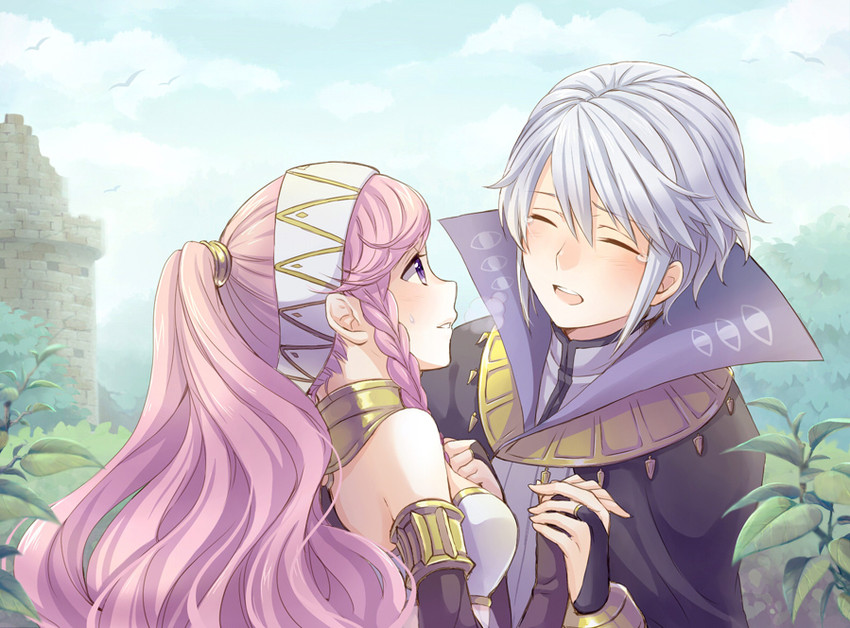 olivia and henry (fire emblem and 1 more) drawn by poshii_(posy)