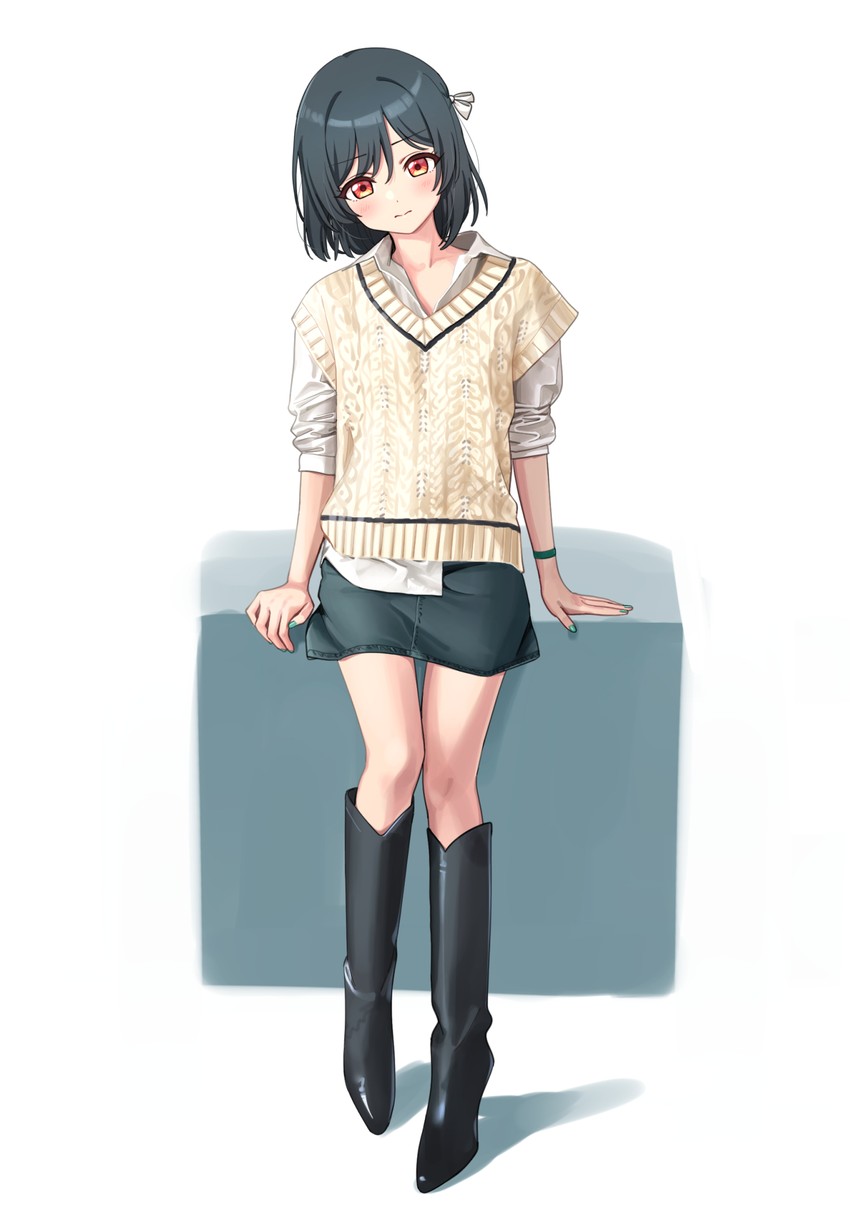 mifune shioriko (love live! and 2 more) drawn by deadnooodles