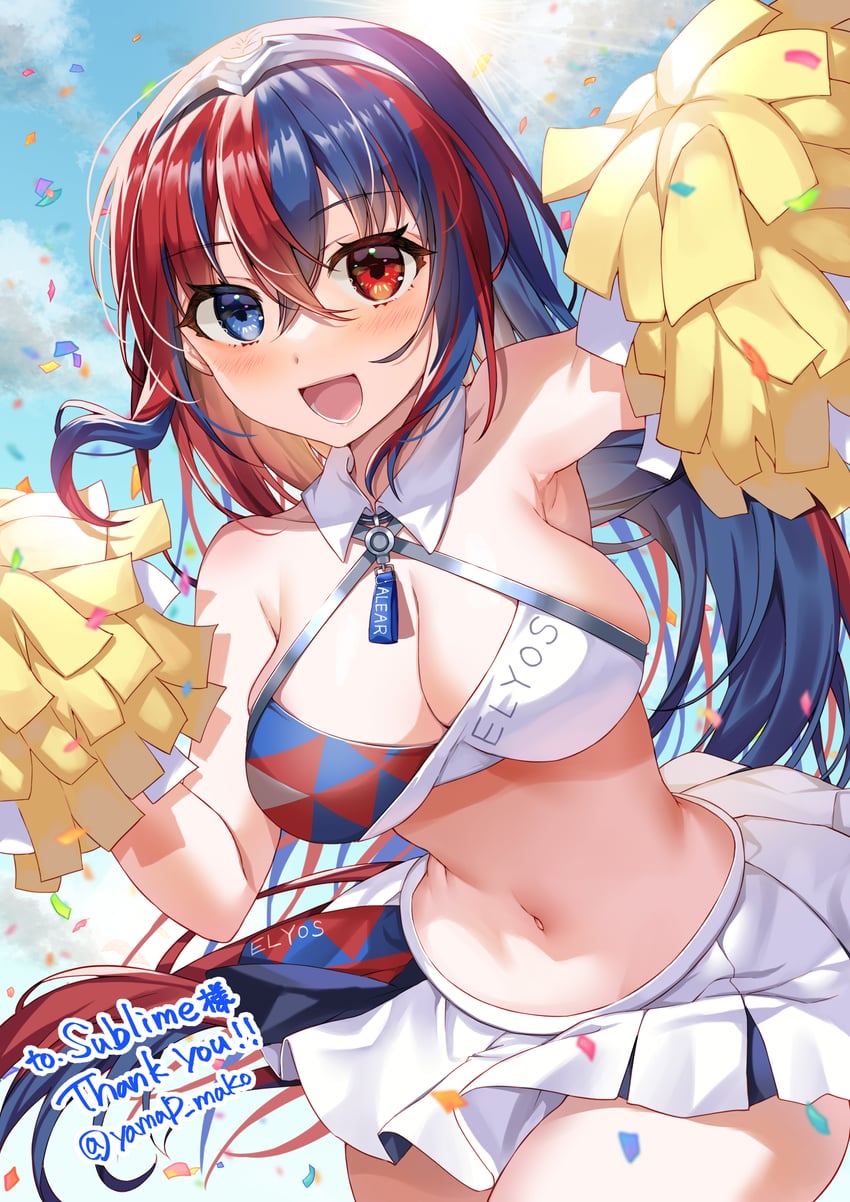 female alear (blue archive and 2 more) drawn by yam_(yamap_mako)
