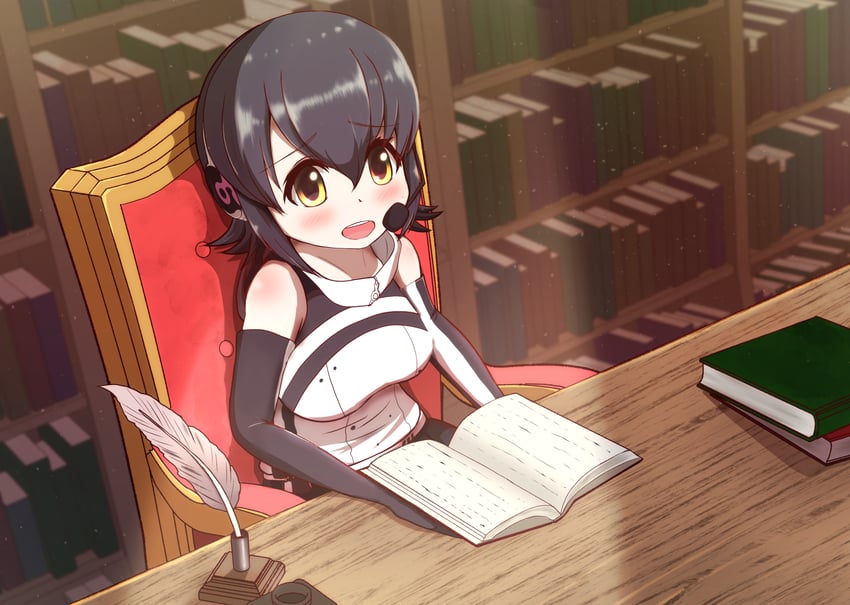 humboldt penguin (kemono friends and 1 more) drawn by monaca_(monamona)