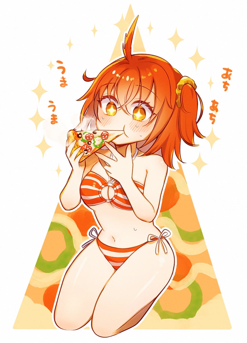 fujimaru ritsuka (fate and 1 more) drawn by nijiomu
