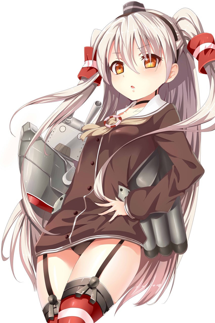amatsukaze and rensouhou-kun (kantai collection) drawn by mosquito_coils