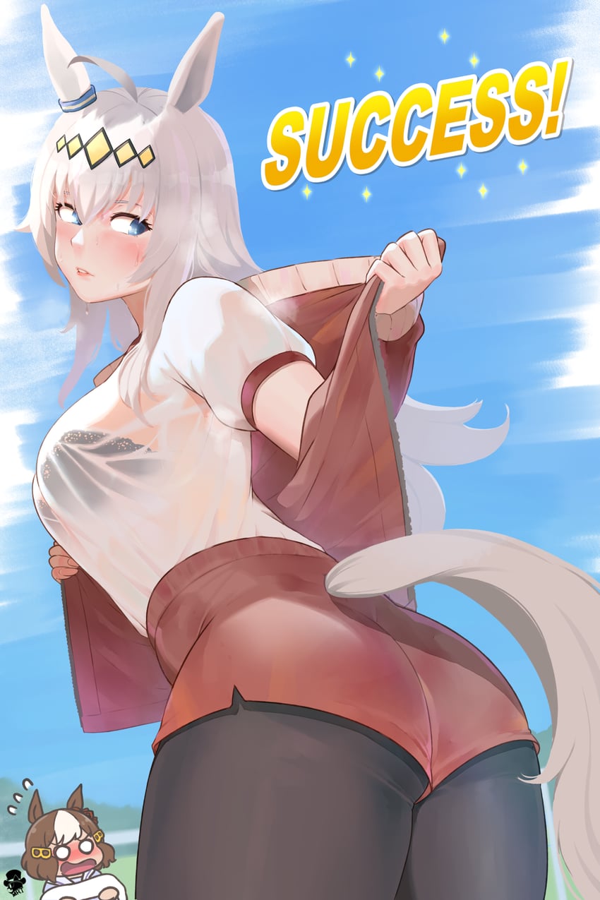 oguri cap and belno light (umamusume and 1 more) drawn by mr.t
