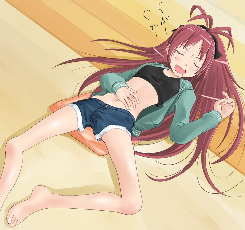 sakura kyoko (mahou shoujo madoka magica) drawn by shuuji_(shumi)