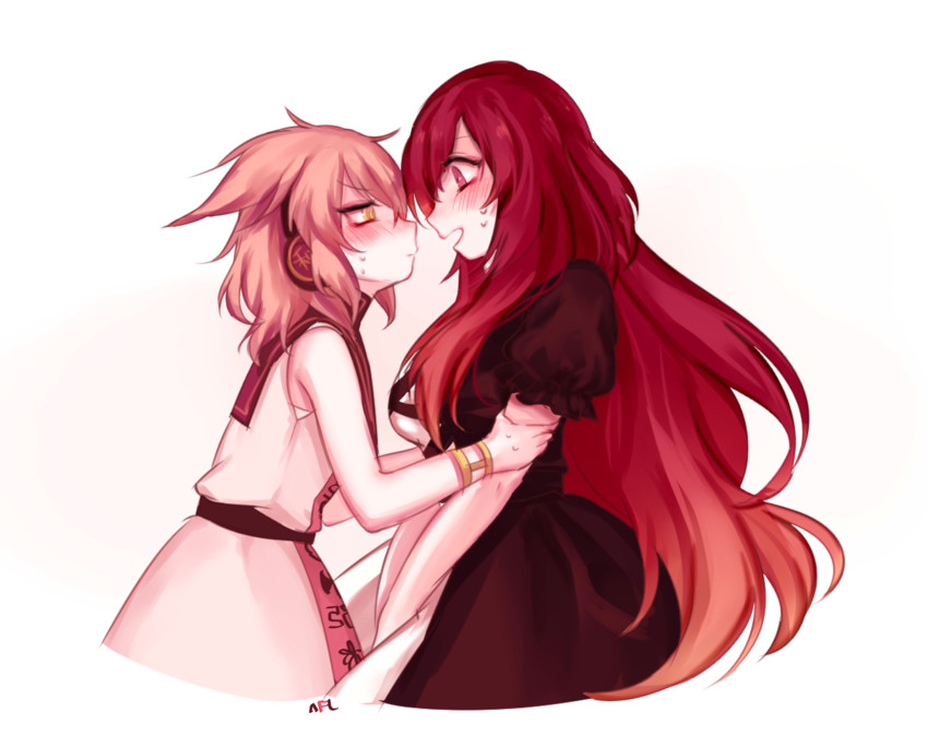 hijiri byakuren and toyosatomimi no miko (touhou) drawn by shan