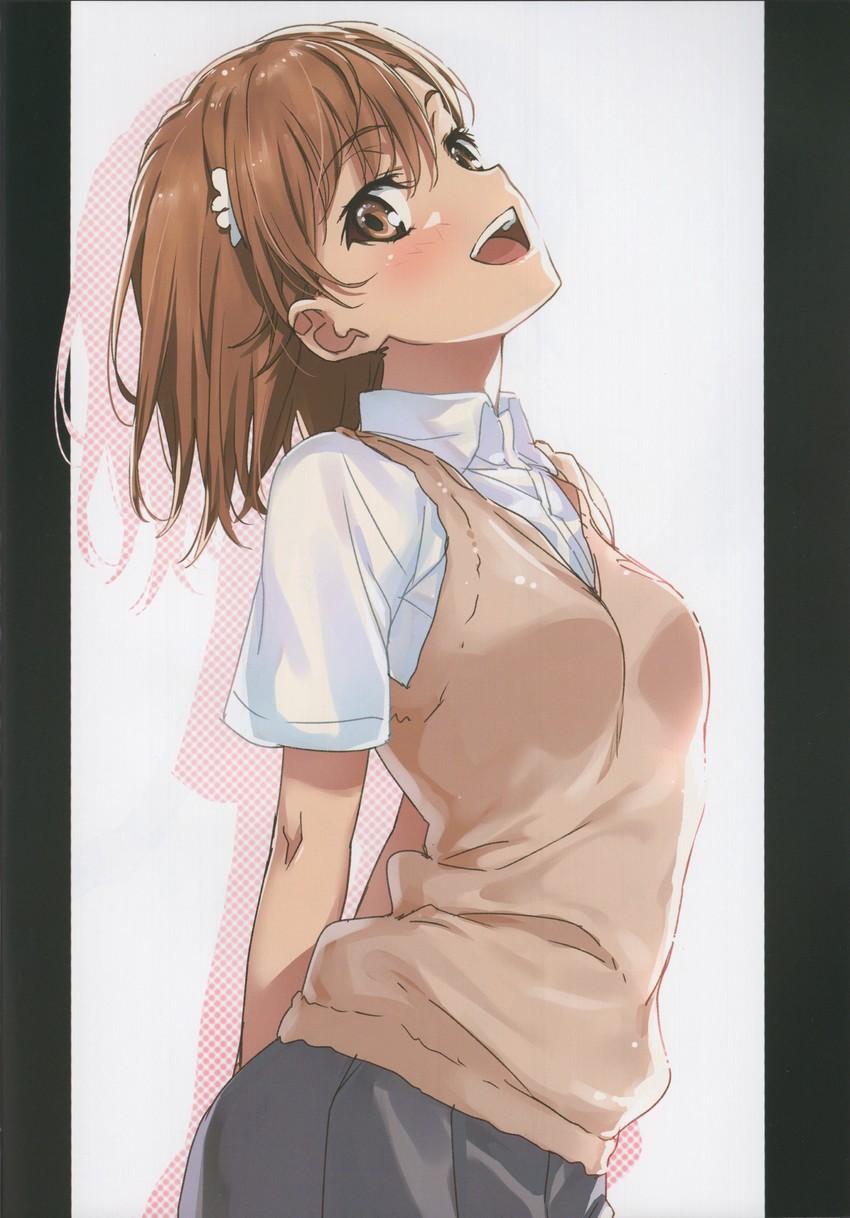 misaka mikoto (toaru majutsu no index and 1 more) drawn by isshi_pyuma