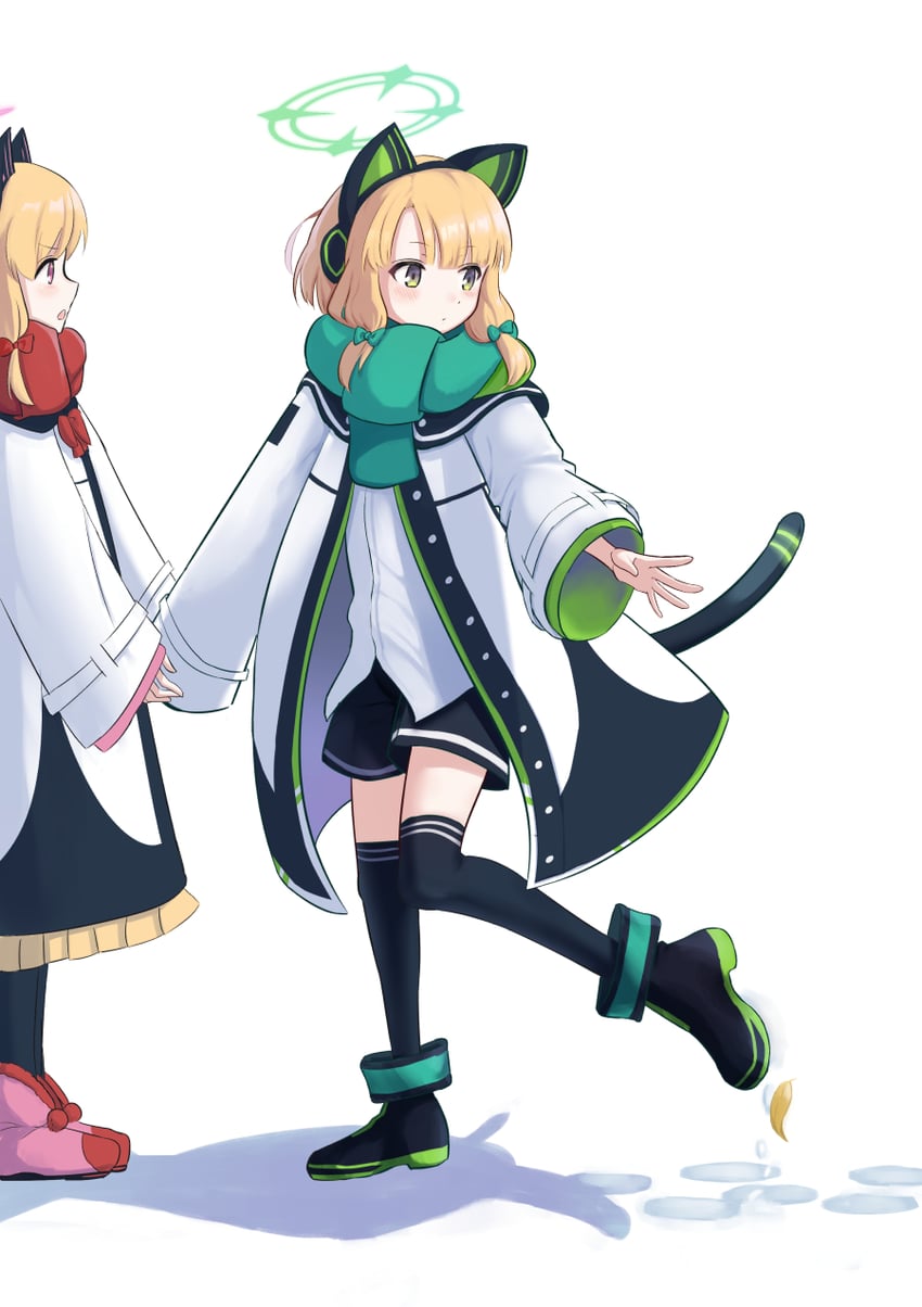 momoi and midori (blue archive) drawn by tsuyu_hitaki