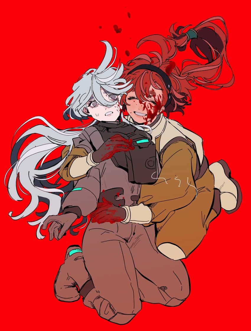 suletta mercury and miorine rembran (gundam and 1 more) drawn by nacry