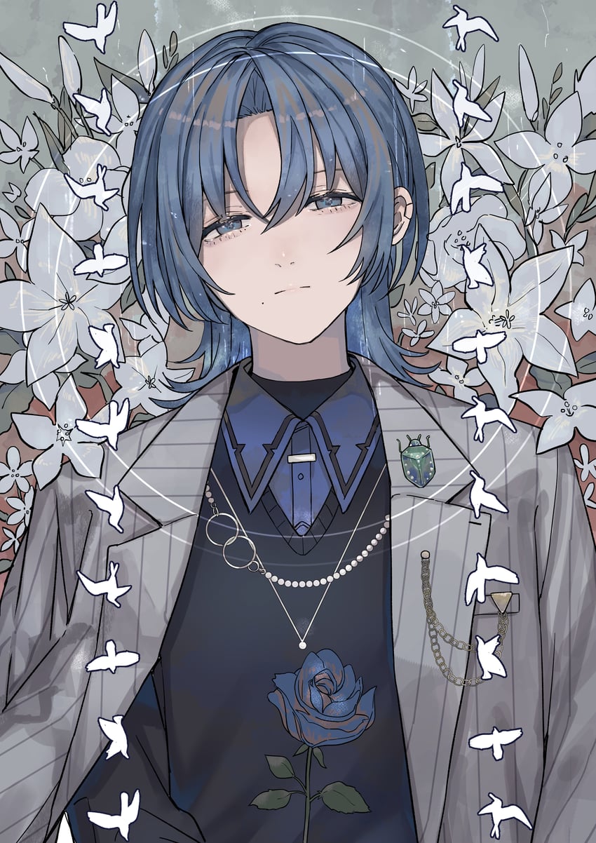 hiodoshi ao (hololive and 1 more) drawn by oshiri_seijin