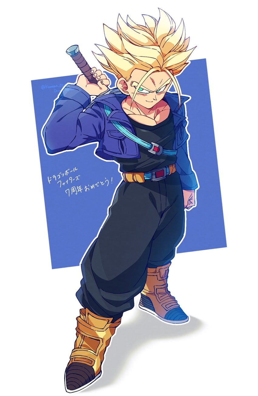 trunks (dragon ball and 1 more) drawn by komesan_0212