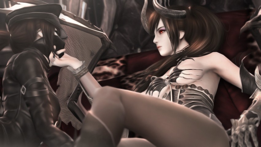 succubus queen (mabinogi and 1 more) drawn by sculp2
