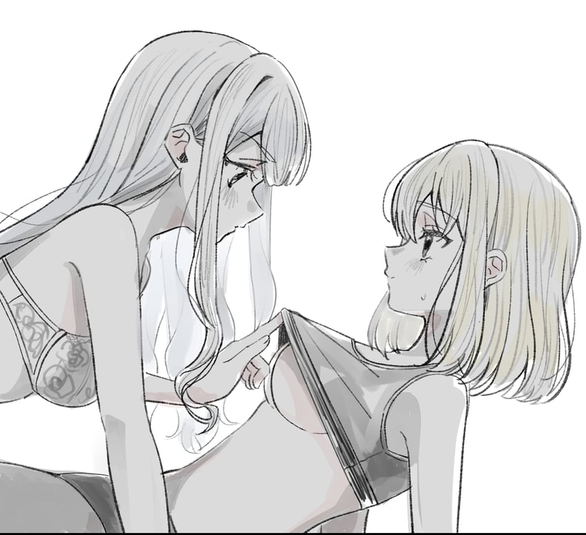 togawa sakiko and misumi uika (bang dream! and 1 more) drawn by ccc_cloudy