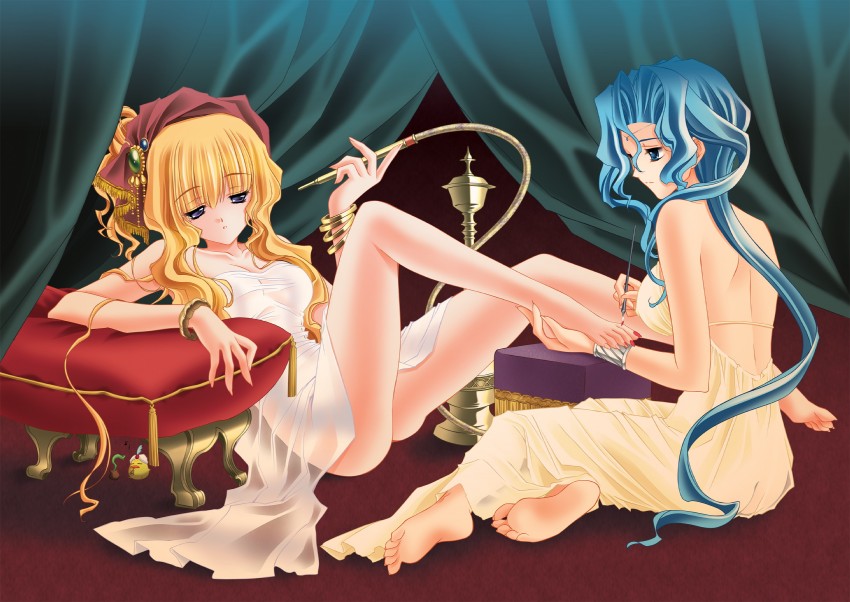 lilith and seiren (yami to boushi to hon no tabibito) drawn by carnelian