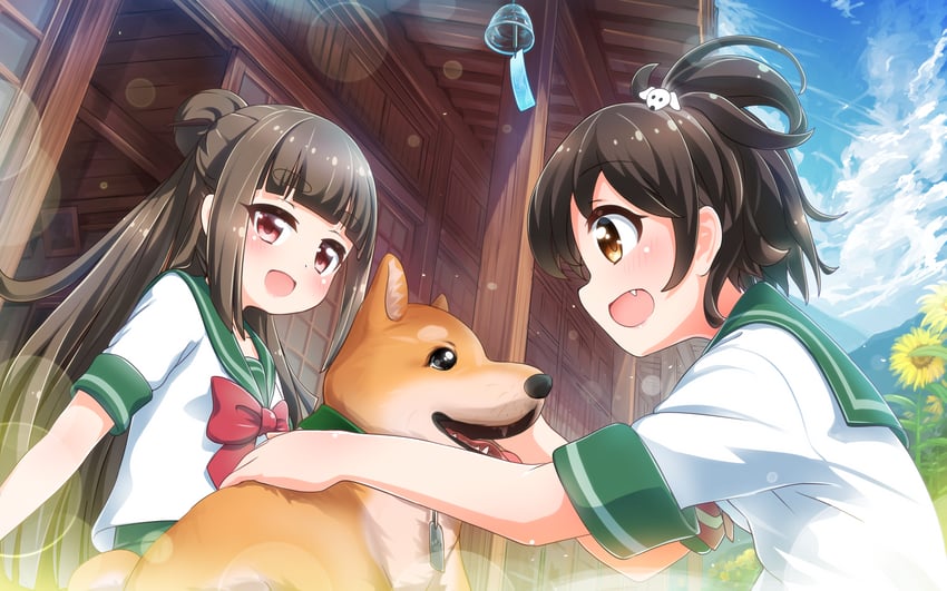 minami hinata and fujimiya sakura (battle girl high school) drawn by tamanegi_(12030028)