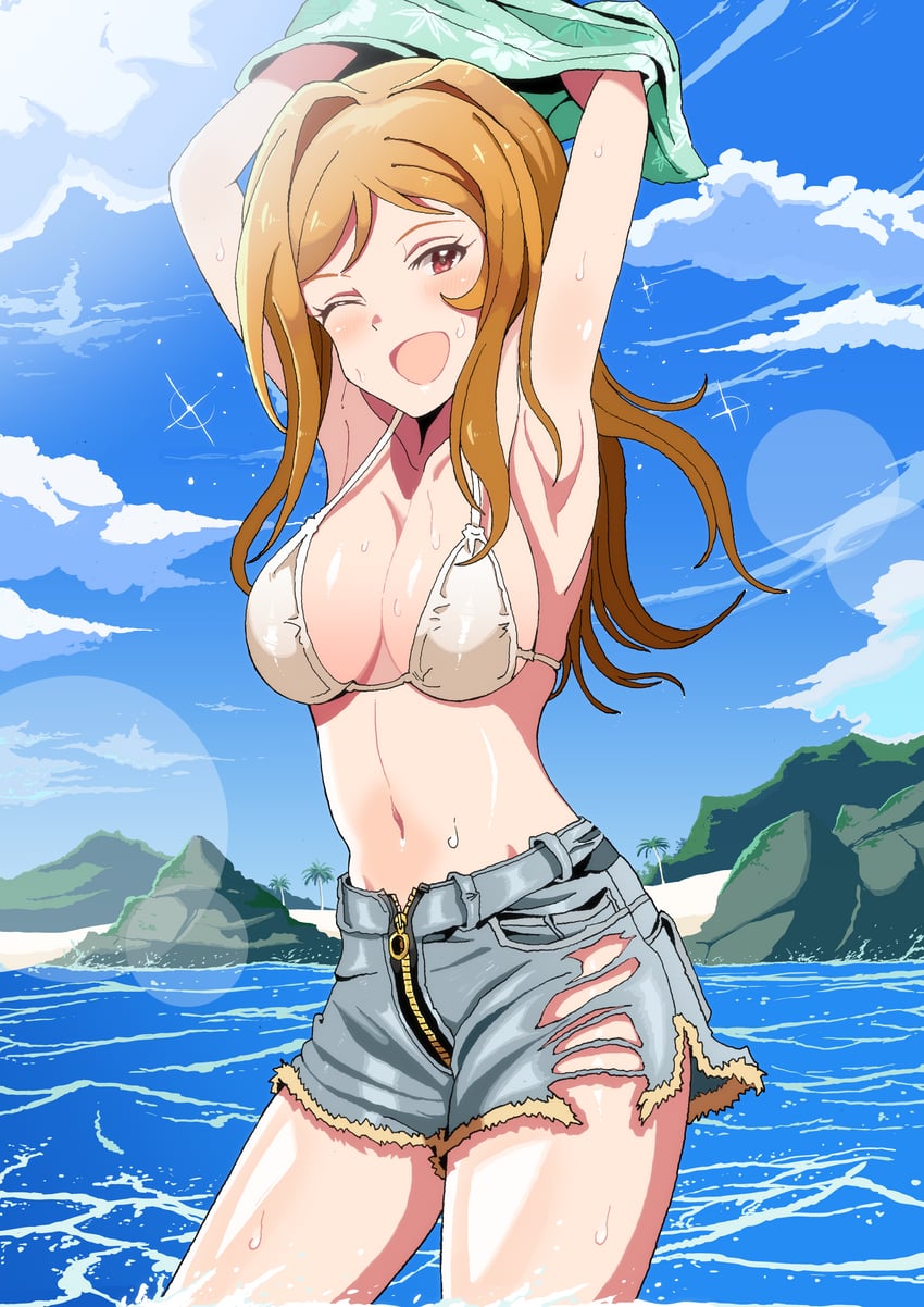momose rio (idolmaster and 1 more) drawn by butsuzou_(snur2022)