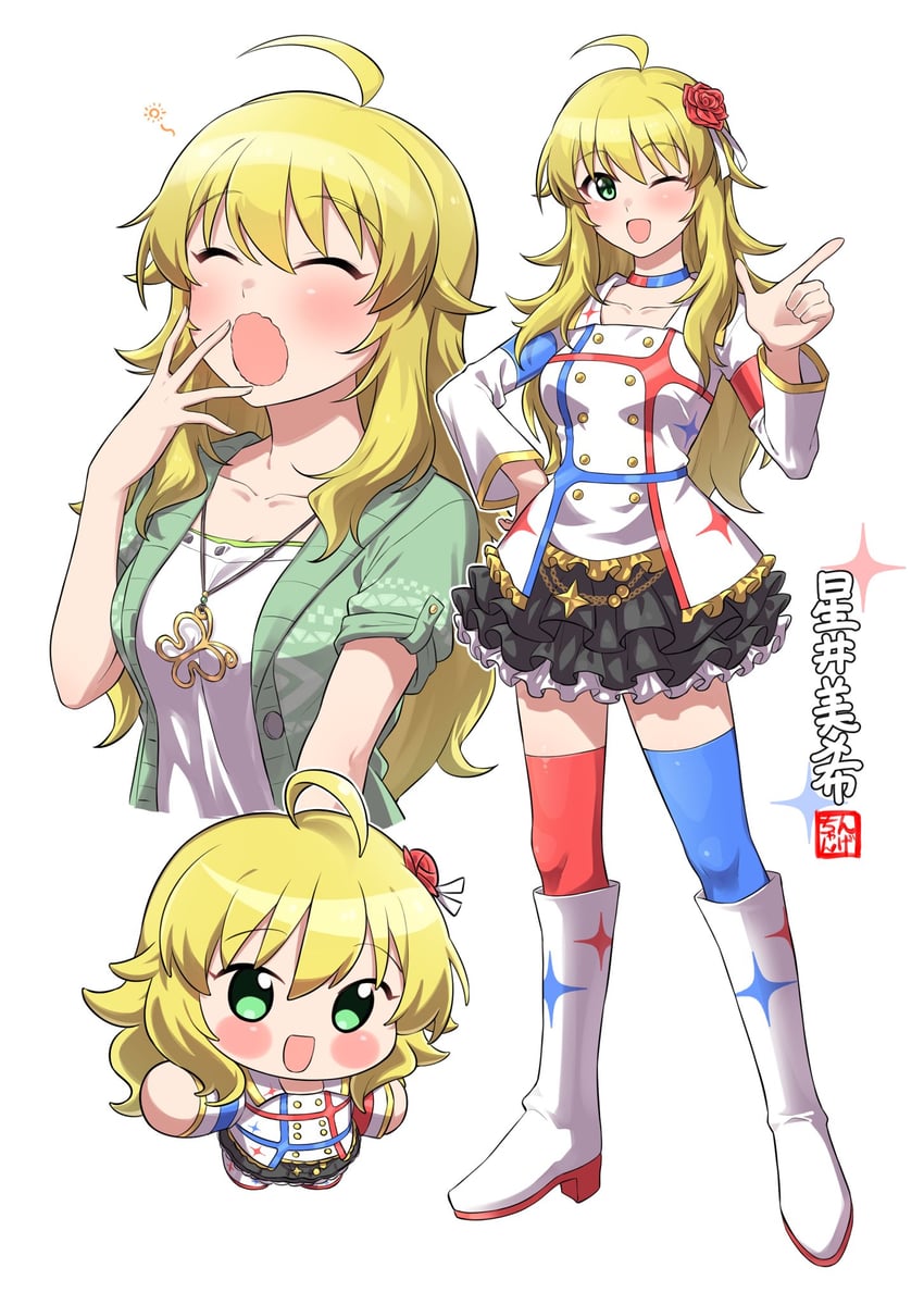 hoshii miki (idolmaster and 3 more) drawn by ngetyan
