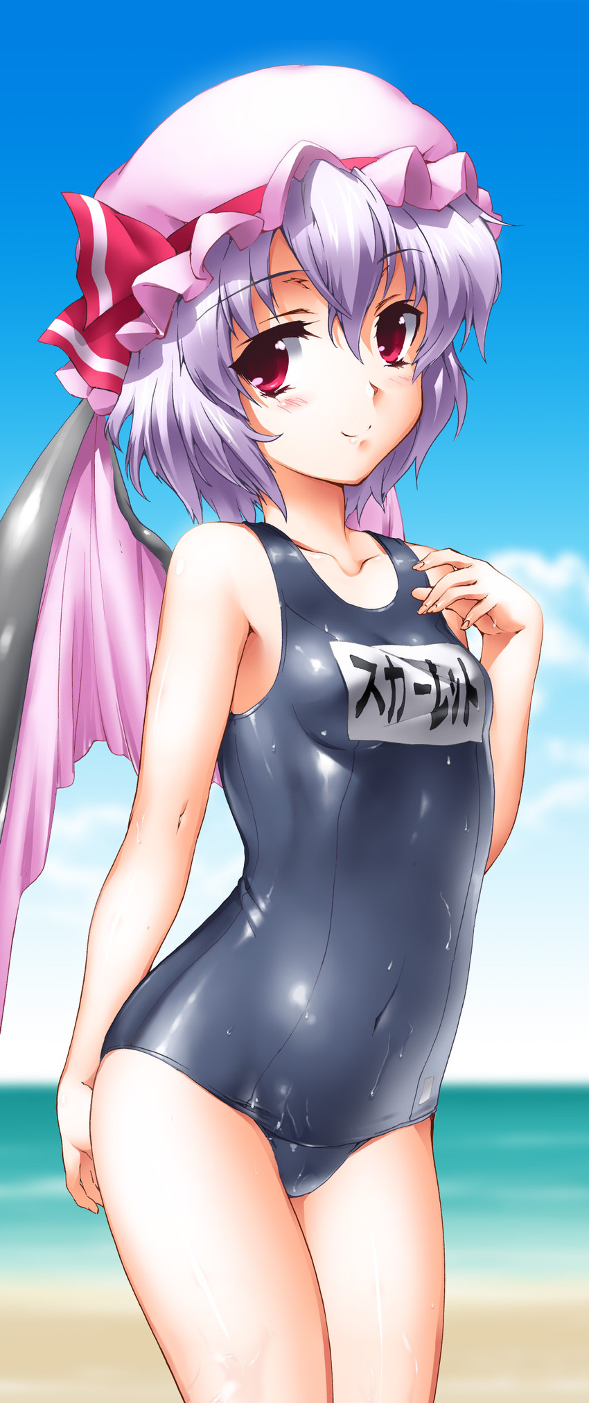remilia scarlet (touhou) drawn by henshako
