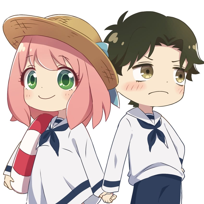 anya and damian desmond (spy x family) drawn by dmanya