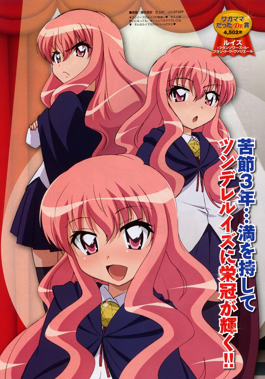 louise francoise le blanc de la valliere (zero no tsukaima) drawn by fujii_masahiro