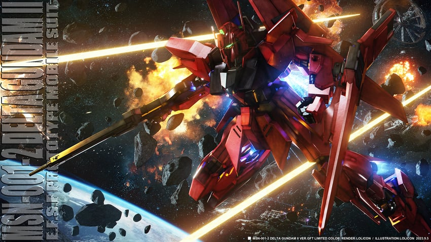 delta gundam ii (gundam and 1 more) drawn by lolicon_(lolicon42051636)