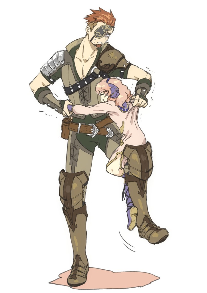 genny and saber (fire emblem and 1 more) drawn by atsumu