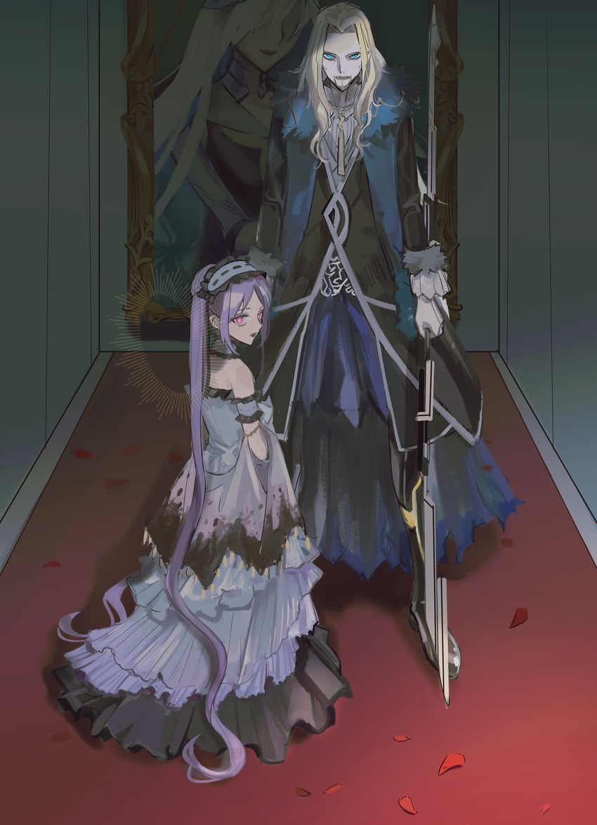 stheno, brynhild, and vlad iii (fate and 1 more) drawn by kitou_saji