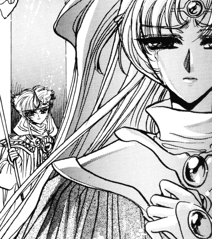 clef and presea (magic knight rayearth) drawn by clamp_(circle)