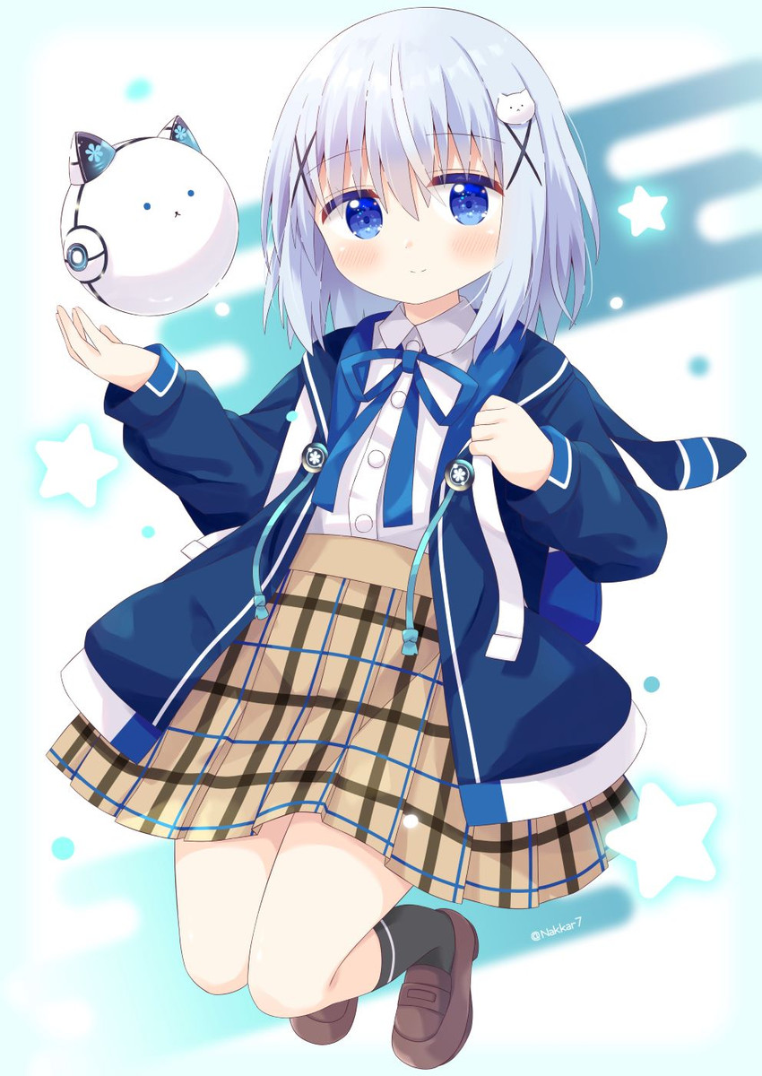 kafuu chino and tippy (gochuumon wa usagi desu ka? and 1 more) drawn by nakkar