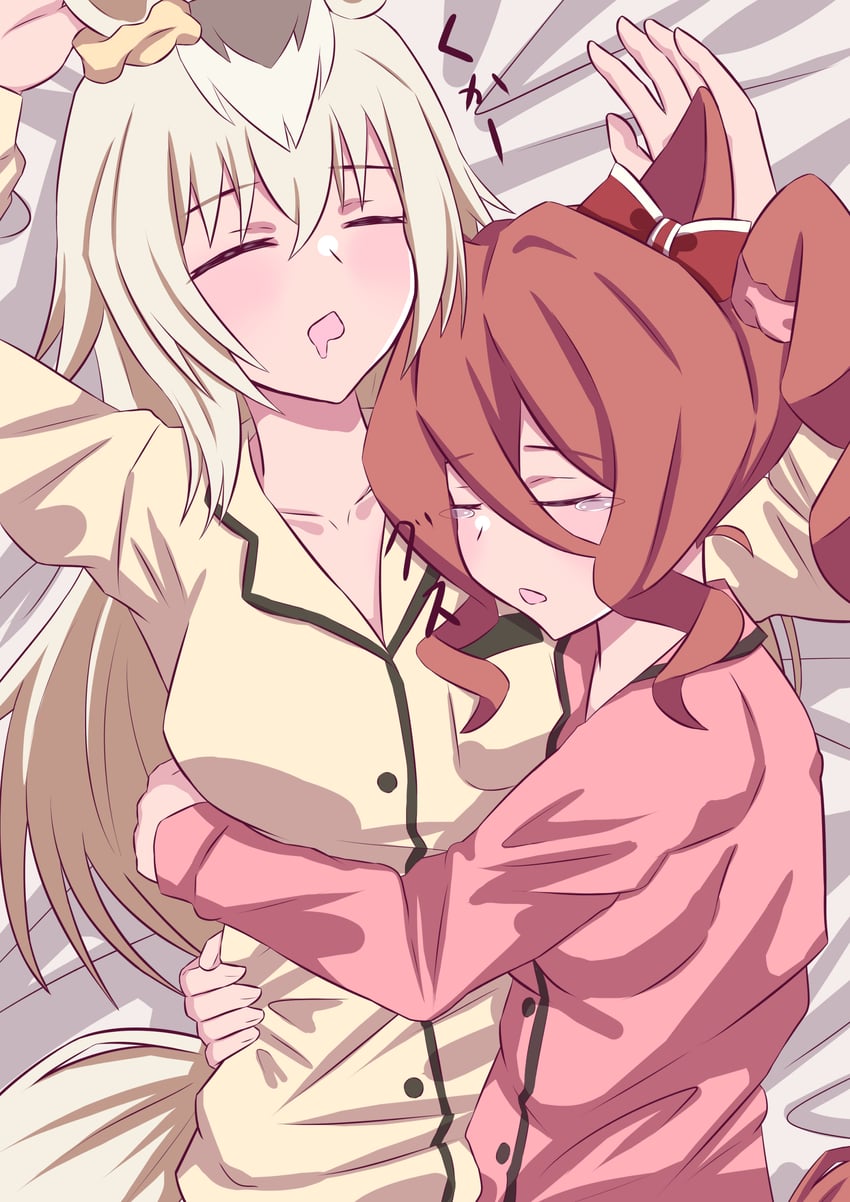 oguri cap and norn ace (umamusume and 1 more) drawn by kishiroki