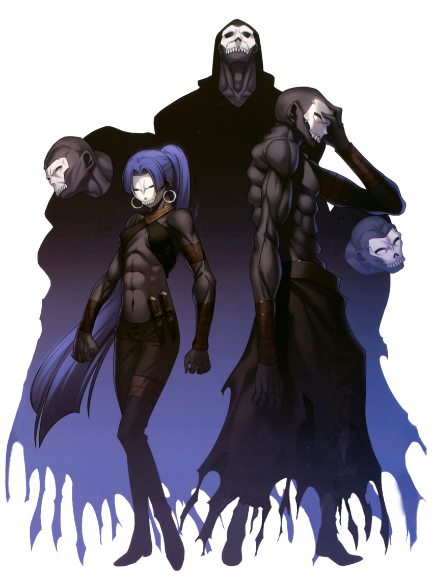 assassin and female assassin (fate and 1 more) drawn by takeuchi_takashi
