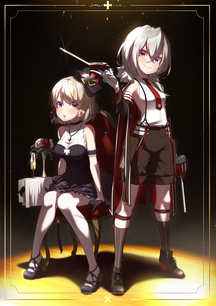 z23 and z1 leberecht maass (azur lane) drawn by takatun223