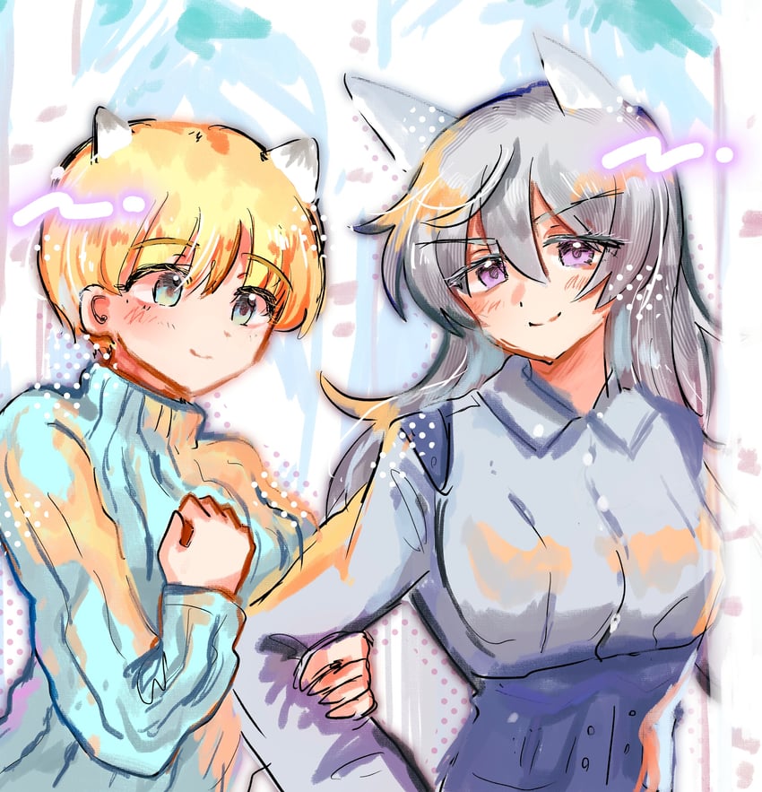 nikka edvardine katajainen and aurora e. juutilainen (world witches series and 2 more) drawn by nekoslope