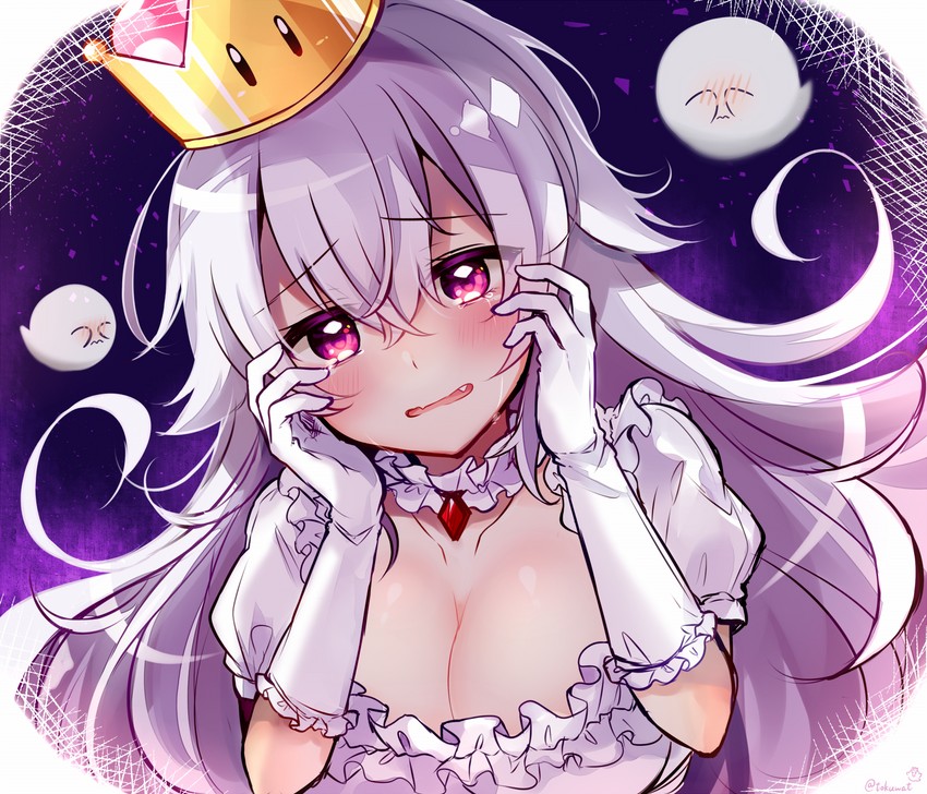 princess king boo and boo (mario and 2 more) drawn by fukunoki_tokuwa