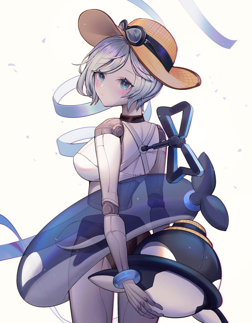 orianna and pool party orianna (league of legends) drawn by meowlian