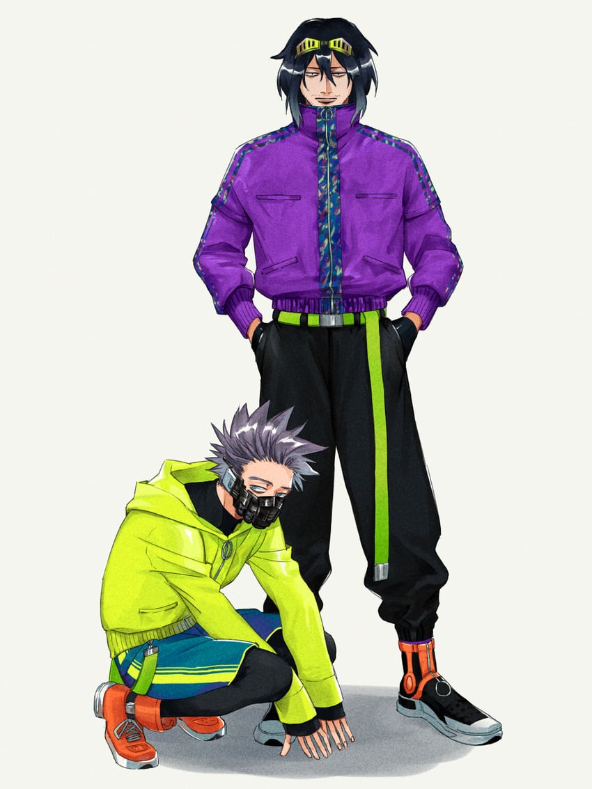 aizawa shota and shinso hitoshi (boku no hero academia) drawn by rnuyvm