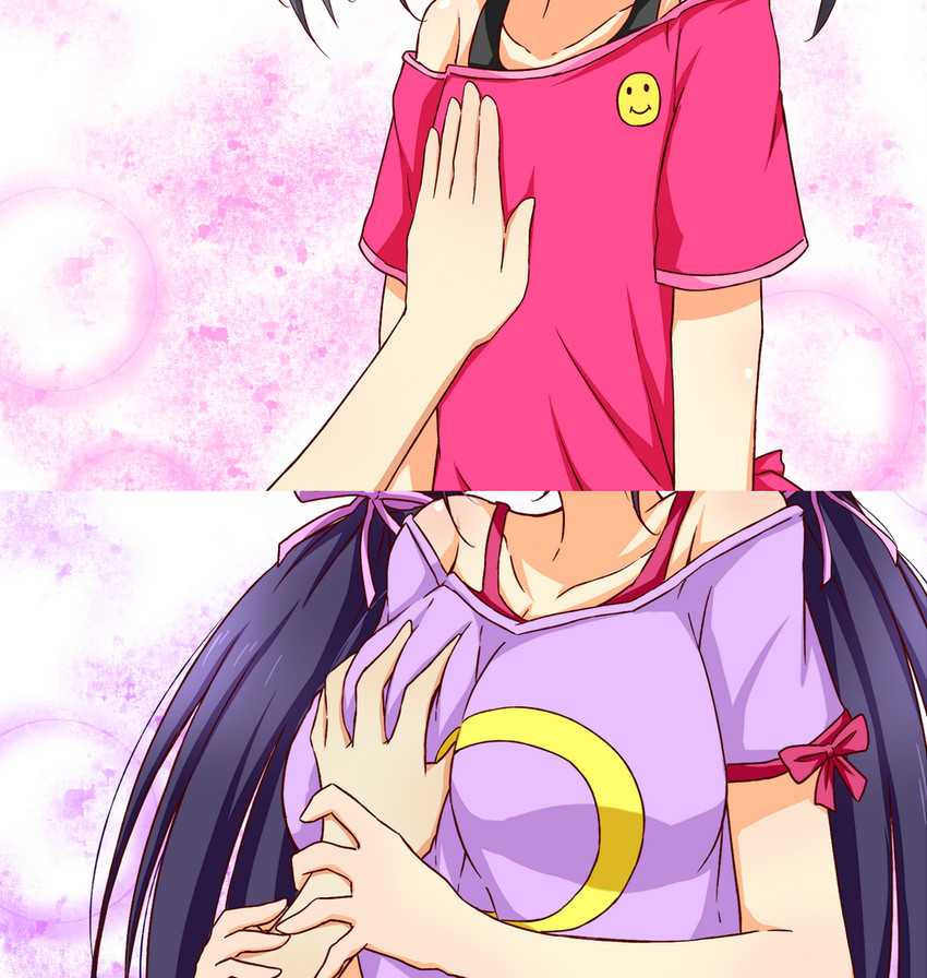 tojo nozomi and yazawa nico (love live! and 1 more) drawn by karamoneeze