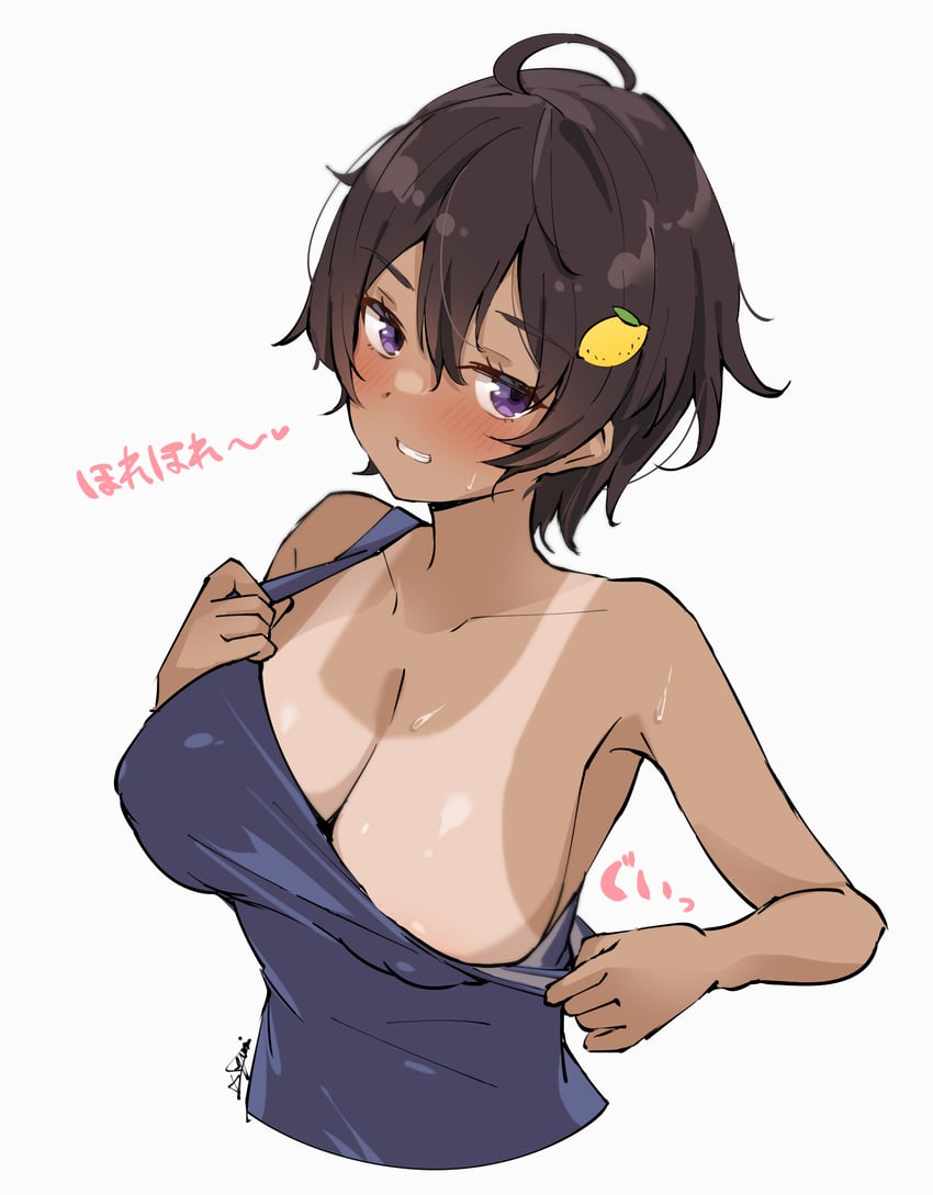 yakishio lemon (make heroine ga oo sugiru!) drawn by xlyami