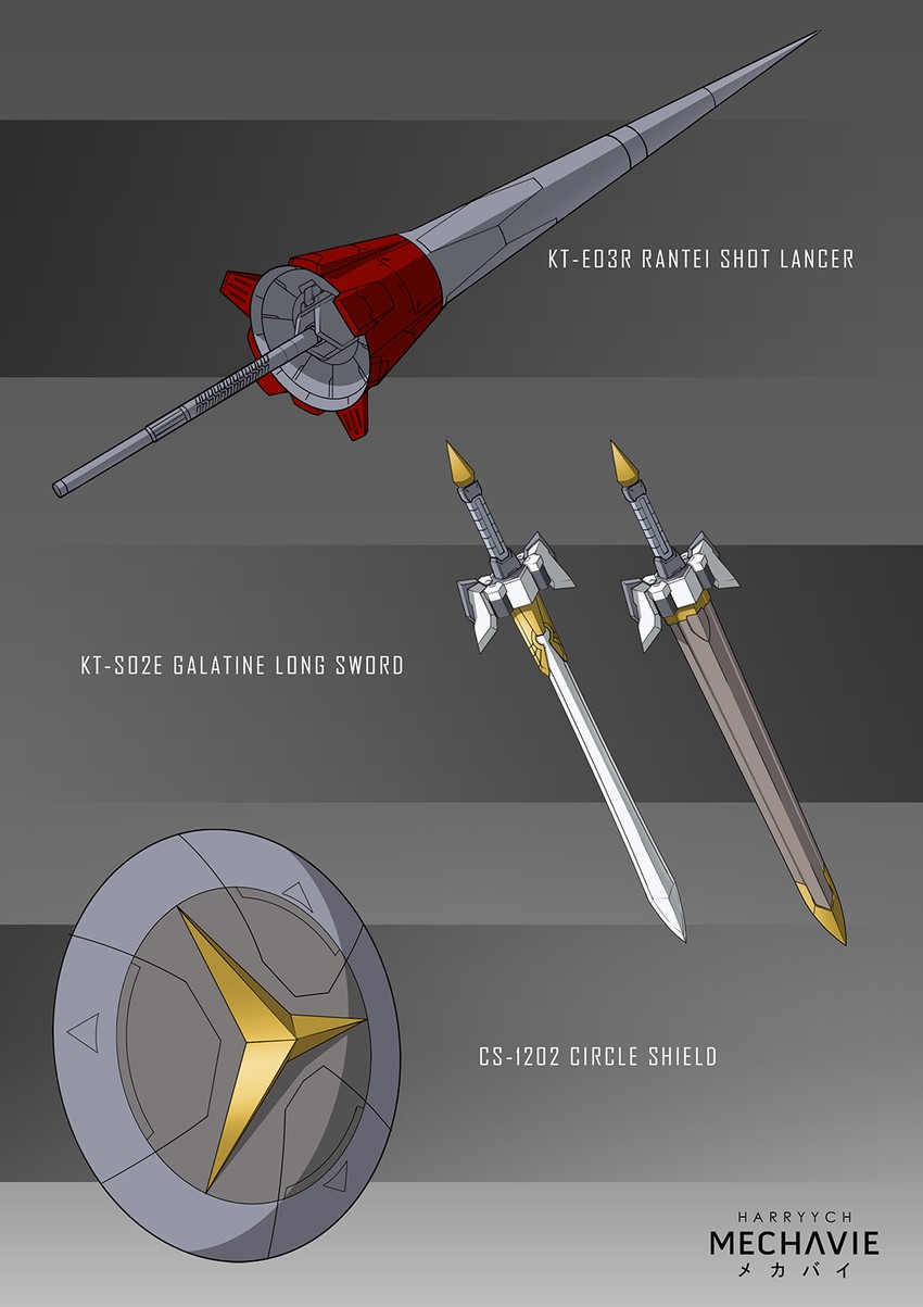 gundam justice knight (gundam and 2 more) drawn by harryych