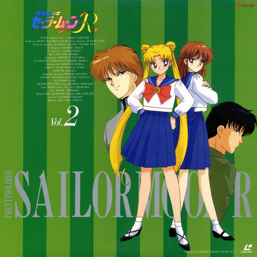 tsukino usagi, chiba mamoru, an, and ail (bishoujo senshi sailor moon and 1 more)