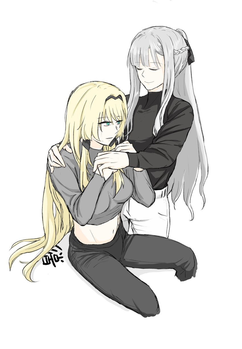 ak-12 and an-94 (girls' frontline) drawn by amanda9015