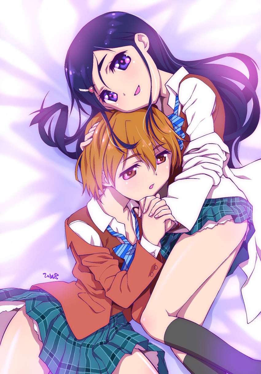 misumi nagisa and yukishiro honoka (precure and 1 more) drawn by himehachi_(hime8manga)