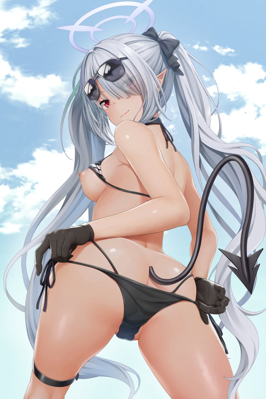 iori (blue archive) drawn by denhijou_niki