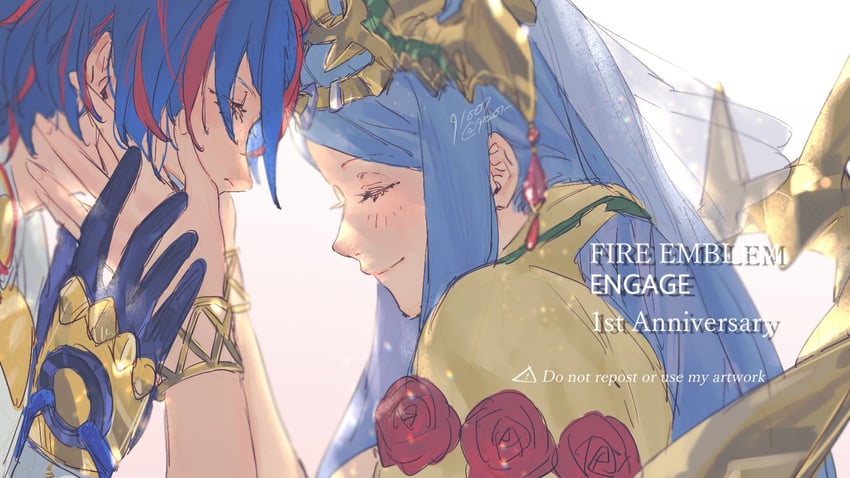 male alear and lumera (fire emblem and 1 more) drawn by 91007