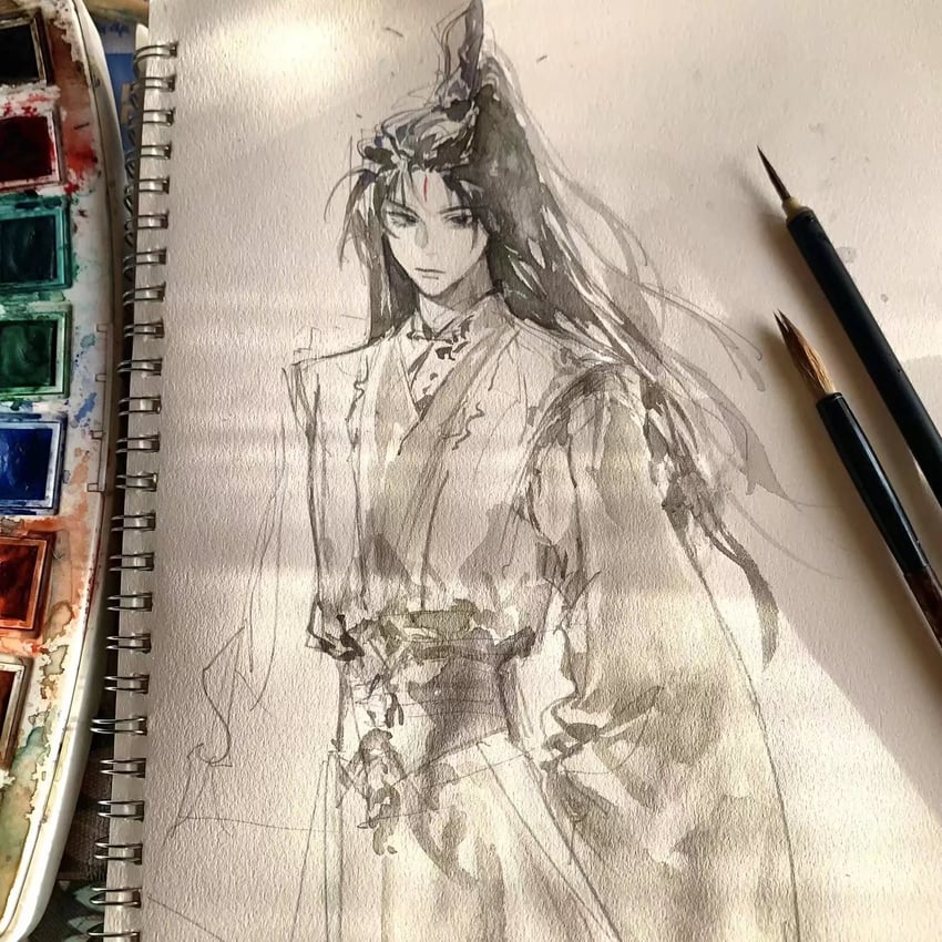 yan zhengming (liu yao) drawn by lezi_ren_(nnniaas_77)