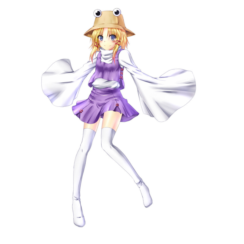 moriya suwako and pyonta (touhou) drawn by oukawa_yuu