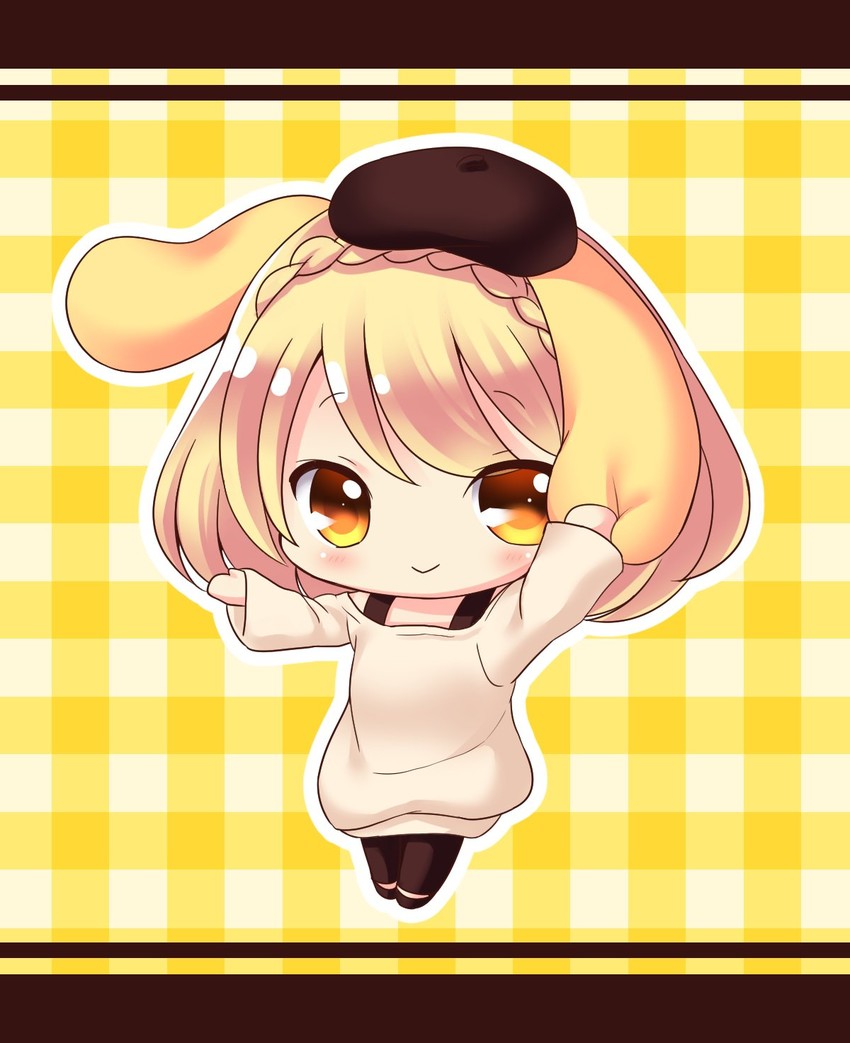 pompompurin and knit (sanrio and 2 more) drawn by muraji0419